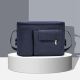 Maxbell Portable Storage Bag Cup Holder Bottle Diaper Baby Toy Stroller Organizer Blue