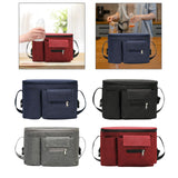 Maxbell Portable Storage Bag Cup Holder Bottle Diaper Baby Toy Stroller Organizer Blue