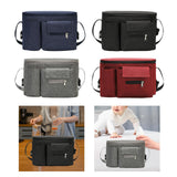 Maxbell Portable Storage Bag Cup Holder Bottle Diaper Baby Toy Stroller Organizer Blue