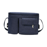 Maxbell Portable Storage Bag Cup Holder Bottle Diaper Baby Toy Stroller Organizer Blue