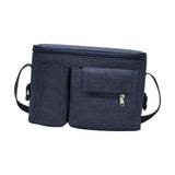 Maxbell Portable Storage Bag Cup Holder Bottle Diaper Baby Toy Stroller Organizer Blue