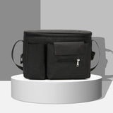 Maxbell Portable Storage Bag Cup Holder Bottle Diaper Baby Toy Stroller Organizer Black