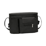 Maxbell Portable Storage Bag Cup Holder Bottle Diaper Baby Toy Stroller Organizer Black