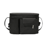 Maxbell Portable Storage Bag Cup Holder Bottle Diaper Baby Toy Stroller Organizer Black