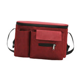 Maxbell Portable Storage Bag Cup Holder Bottle Diaper Baby Toy Stroller Organizer Red