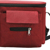 Maxbell Portable Storage Bag Cup Holder Bottle Diaper Baby Toy Stroller Organizer Red