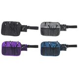 Maxbell 3xUtility Nurse Fanny Pack Nursing Organizer Belt Nurse Apron Hip Bag Pouch Black
