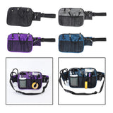 Maxbell 3xUtility Nurse Fanny Pack Nursing Organizer Belt Nurse Apron Hip Bag Pouch Black
