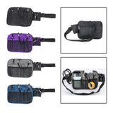 Maxbell 2xUtility Nurse Fanny Pack Nursing Organizer Belt Nurse Apron Hip Bag Pouch Black