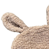 Maxbell Cartoon Women Hat Plush Outdoor Rabbit Ear Slouchy Hat Winter Warm khaki