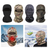 Maxbell Cold Weather Balaclava Ski Cover Bandana Face Warm Cover for Hiking Snowmobile Black - Aladdin Shoppers