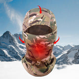 Maxbell Cold Weather Balaclava Ski Cover Bandana Face Warm Cover for Hiking Snowmobile Black - Aladdin Shoppers