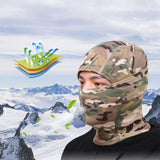 Maxbell Cold Weather Balaclava Ski Cover Bandana Face Warm Cover for Hiking Snowmobile Black - Aladdin Shoppers