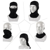 Maxbell Cold Weather Balaclava Ski Cover Bandana Face Warm Cover for Hiking Snowmobile Black - Aladdin Shoppers