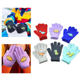 Maxbell Kids Winter Gloves Winter Warm Stretchy Mitten Knit Gloves Washable Child