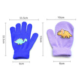 Maxbell 12x Thick Warm Knitted Gloves Walking Playing Kids Running Gloves Winter