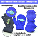 Maxbell 12x Thick Warm Knitted Gloves Walking Playing Kids Running Gloves Winter