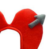 Maxbell 3xRed Heart Hat Headgear Photo Props Head Warm Cover for Adults Party Holiday