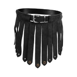 Maxbell 4xMedieval Fringe Tassel Belt Skirts Costume Accessories Cosplay Short Dress Black