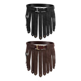 Maxbell 4xMedieval Fringe Tassel Belt Skirts Costume Accessories Cosplay Short Dress Black