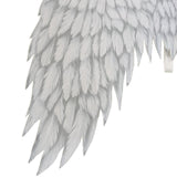 Maxbell 2xNon Woven Fabric Angel Wings Mardi Gras Halloween Cosplay Costume Props White
