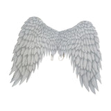 Maxbell 5xNon Woven Fabric Angel Wings Mardi Gras Halloween Cosplay Costume Props White
