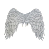 Maxbell 5xNon Woven Fabric Angel Wings Mardi Gras Halloween Cosplay Costume Props White