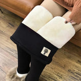 Women Fleece Lined Leggings Thick Velvet Tights Stretch Thermal Pant Casual S