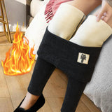 Women Fleece Lined Leggings Thick Velvet Tights Stretch Thermal Pant Casual S