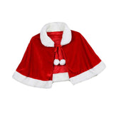 Maxbell 3xRed Velvet Cape Dress up Christmas Costume Cloak for Carnival Xmas Supplies Adult