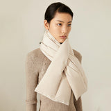 Maxbell Warm Down Scarf Neutral Comfortable Simple Fashion for Trip Climbing Fishing Apricot - Aladdin Shoppers