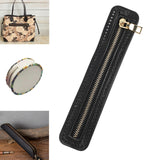 Maxbell 4xHandbag Zipper Purse Making Arts DIY Handmade for Fixing Sewing Fasteners Black