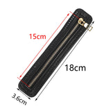 Maxbell 2xHandbag Zipper Purse Making Arts DIY Handmade for Fixing Sewing Fasteners Black