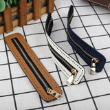Maxbell 4xHandbag Zipper Purse Making Arts DIY Handmade for Fixing Sewing Fasteners Black