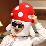 Maxbell 4xCostume Headgear Cosplay Headband Boy Girl Decorations Dress up Mushroom Hat