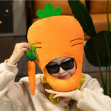Maxbell 2xFunny Vegetable Radish Hat Headgear Photo Prop for Fancy Dress Cosplay