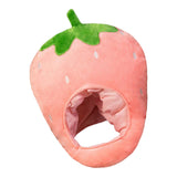 Maxbell 3xSoft Strawberry Hat Decor Cartoon Headgear for Holiday Halloween Party