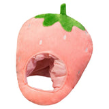 Maxbell 4xSoft Strawberry Hat Decor Cartoon Headgear for Holiday Halloween Party