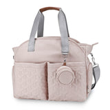 Maxbell Nappy Changing Bag Handbag mom bag Large Capacity Zipper Closure Durable Light Pink