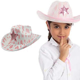 Maxbell 2xNovelty Cowgirl Hat Party Hat Cowboy Hat for Pretend Play Festivals Costume