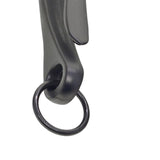 Maxbell 4x6Pcs Japanese Fish Hook Keychain Belt Clip Purse Wallet Holder Key black