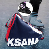 Maxbell Skating Bag Ice Skating Shoulder Strap Adjustable Outdoor Roller Blue - Aladdin Shoppers