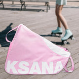 Maxbell Skating Bag Ice Skating Shoulder Strap Adjustable Outdoor Roller Pink - Aladdin Shoppers
