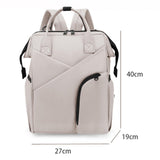 Maxbell Travel Diaper Bag Tote Shoulder Backpack Large Capacity Reinforced Stitching skin