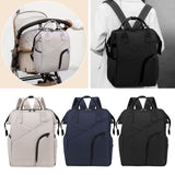 Maxbell Travel Diaper Bag Tote Shoulder Backpack Large Capacity Reinforced Stitching skin