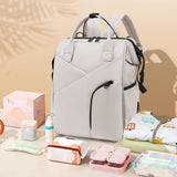 Maxbell Travel Diaper Bag Tote Shoulder Backpack Large Capacity Reinforced Stitching skin