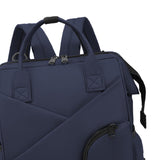 Maxbell Travel Diaper Bag Tote Shoulder Backpack Large Capacity Reinforced Stitching blue