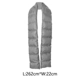 Maxbell Women Winter Scarf Solid Color Lightweight Versatile Cozy for Hiking Fishing Gray - Aladdin Shoppers