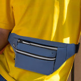 Maxbell Waist Bag Fanny Pack Fashion Purse Hands Free for Riding Shopping Climbing Blue - Aladdin Shoppers