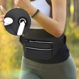 Maxbell Waist Bag Fanny Pack Fashion Purse Hands Free for Riding Shopping Climbing Black - Aladdin Shoppers